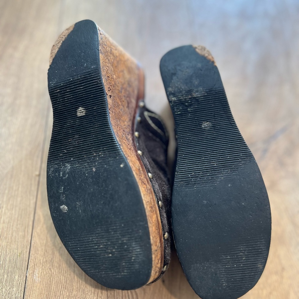 Steve Madden Retro Wedge Clogs Size 8 - image 4